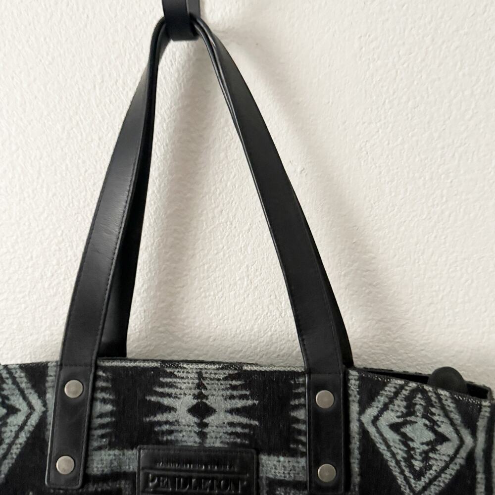 Pendleton | Long Tote Foldover Bag Crossbody Wool… - image 3